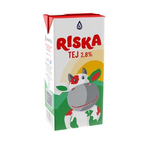 Tartós tej, dobozos, 2,8%, 1 l, RISKA