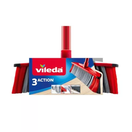 Partvis, nyéllel, VILEDA "3Action", piros