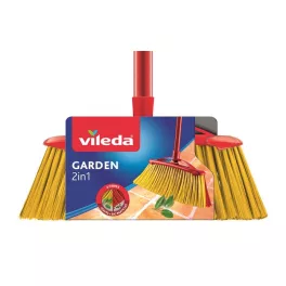 Partvis, kültéri, nyéllel, VILEDA "2in1 Garden"