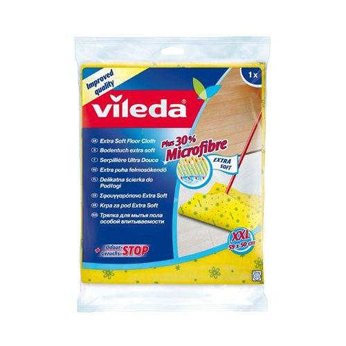 Felmosókendő, 30 % mikroszállal, XXL méret,VILEDA, sárga színű