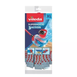   Gyorsfelmosó fej, mikroszálas, VILEDA "Supermocio 3Action", kék