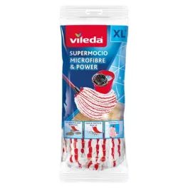   Felmosó utántöltő, VILEDA "Supermocio Microfiber&Power", fehér-piros