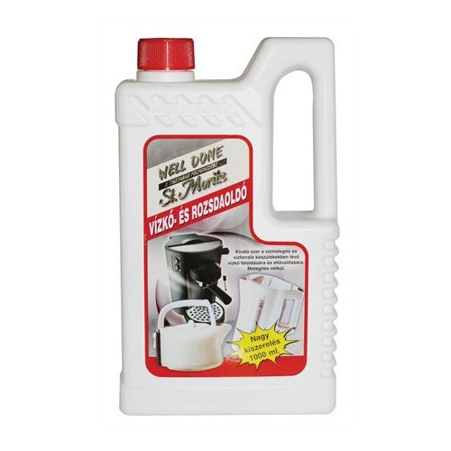 Vízkő-és rozsdaoldó háztartási tisztítószer, 1 l, WELL DONE