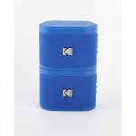 Hangszóró, hordozható, 5W, 2 db, KODAK "Soundbrix", kék