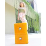 Hangszóró, hordozható, 5W, 2 db, KODAK "Soundbrix", narancssárga