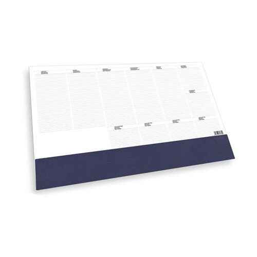 Könyökalátét, 576x407 mm, heti tervezővel, TOPTIMER "T110", kék
