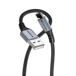 USB kábel, USB-A - USB-C, 1,2m, VERBATIM, fekete