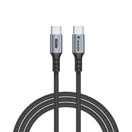 USB kábel, USB-C - USB-C, 1,2 m, 60W, VERBATIM, fekete