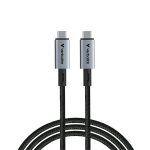 USB kábel, USB-C - USB-C, 1,2 m, 240W, VERBATIM, fekete