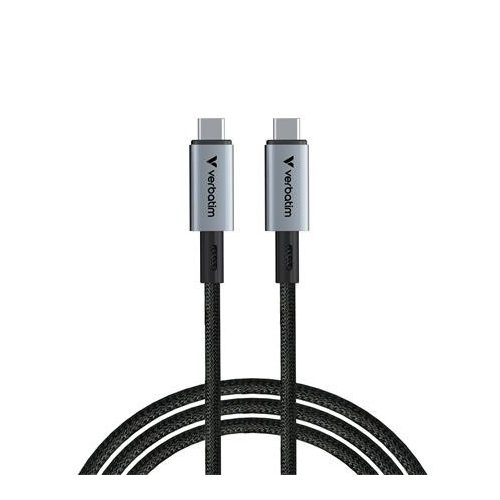USB kábel, USB-C - USB-C, 1,2 m, 240W, VERBATIM, fekete