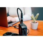 USB kábel, USB-C - USB-C, 1,2 m, 100W, teljesítménykijelzővel, VERBATIM