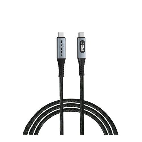 USB kábel, USB-C - USB-C, 1,2 m, 240W, teljesítménykijelzővel, VERBATIM