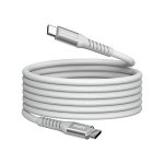 USB kábel, USB-C - USB-C, 1,2 m, 100W, mágneses, VERBATIM, szürke