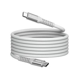   USB kábel, USB-C - USB-C, 1,2 m, 100W, mágneses, VERBATIM, szürke