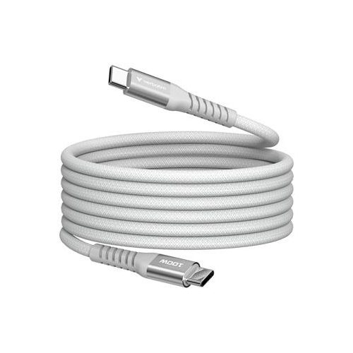 USB kábel, USB-C - USB-C, 1,2 m, 100W, mágneses, VERBATIM, szürke