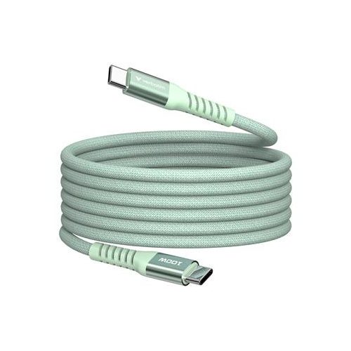 USB kábel, USB-C - USB-C, 1,2 m, 100W, mágneses, VERBATIM, zöld