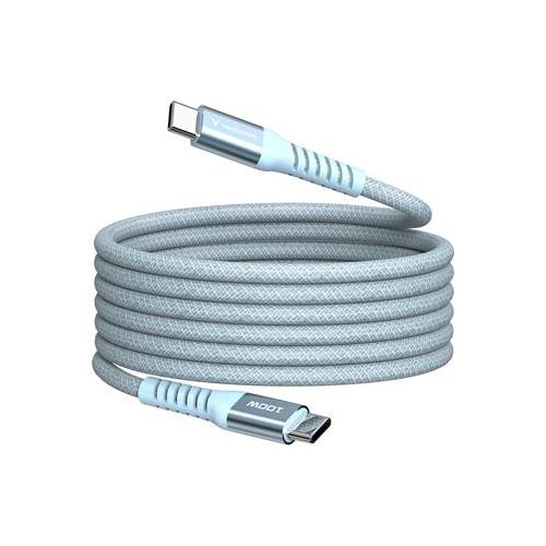 USB kábel, USB-C - USB-C, 1,2 m, 100W, mágneses, VERBATIM, kék