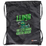 Tornazsák, LEGO "Ninjago Lloyd", fekete-mintás