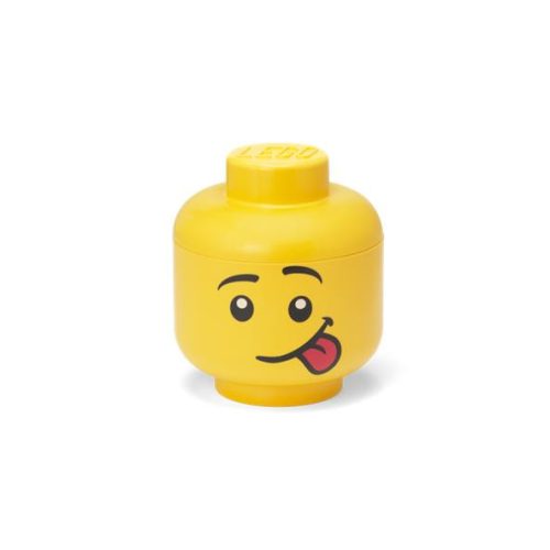 Tárolódoboz, fej, kicsi, LEGO, Silly