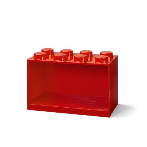 Polc, LEGO "Brick 2x4", piros