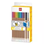 Színes ceruza készlet, LEGO, 12 különböző szín