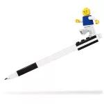 Zseléstoll, 0,7 mm, kupakos, mini figurával, LEGO, fekete
