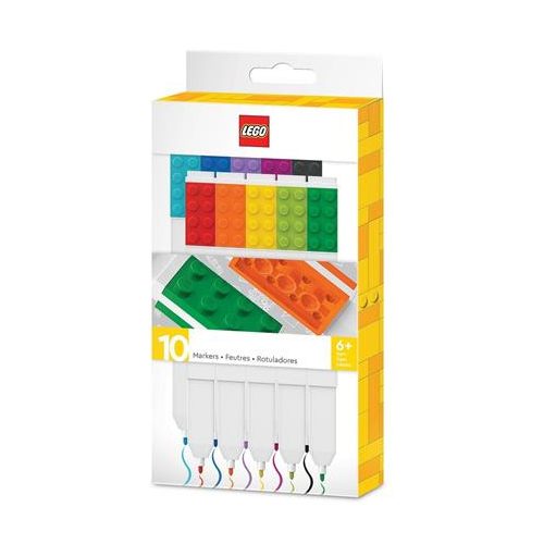 Filctoll készlet, LEGO, 10 különböző szín