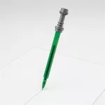 Zseléstoll, 0,7 mm, fénykard, LEGO "Star Wars", zöld