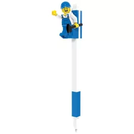 Zseléstoll, 0,7 mm, kupakos, mini figurával, LEGO, kék