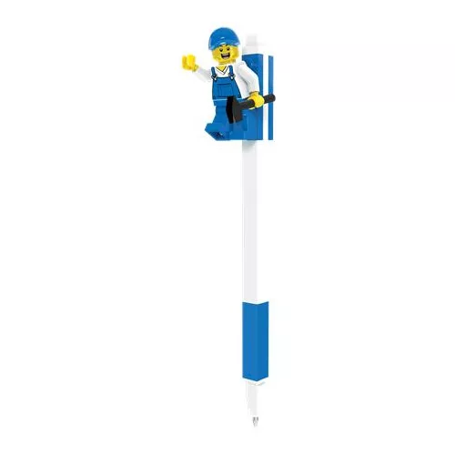 Zseléstoll, 0,7 mm, kupakos, mini figurával, LEGO, kék