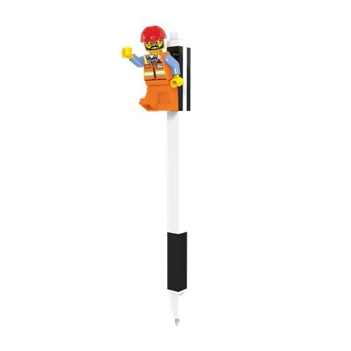 Zseléstoll, 0,7 mm, kupakos, mini figurával, LEGO, fekete