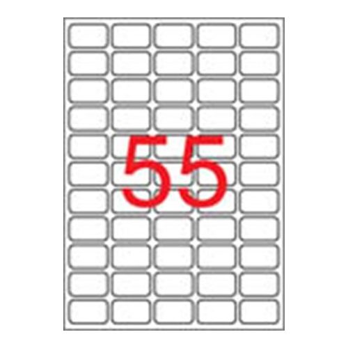 Etikett, univerzális, 36,8x23,8 mm, eltávolítható, kerekített sarkú, APLI, 5500 etikett/csomag