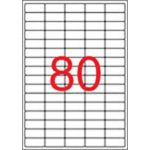 Etikett, univerzális, 35,6x16,9 mm, eltávolítható, kerekített sarkú, APLI, 2000 etikett/csomag