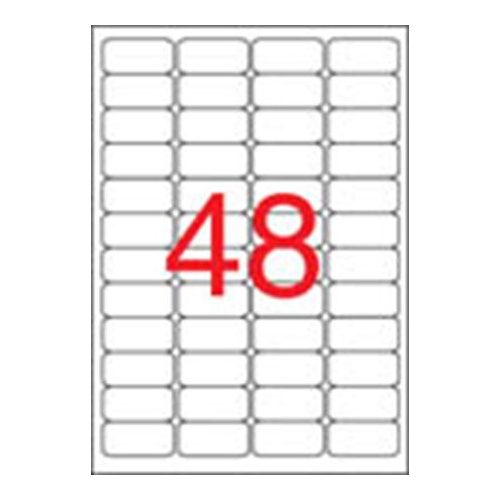 Etikett, 45,7x21,2 mm, biztonsági, kerekített sarkú, APLI, 480 etikett/csomag