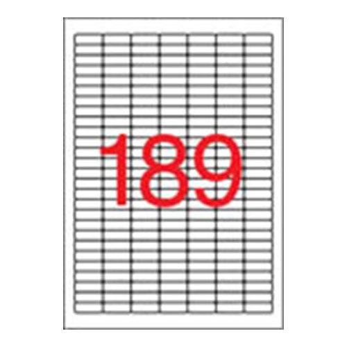 Etikett, univerzális, 25,4x10 mm, kerekített sarkú, APLI, 3780 etikett/csomag
