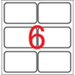 Etikett, 34x53 mm, fagyasztható, kerekített sarkú, A5 hordozón, APLI, 60 etikett/csomag