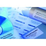 Etikett, 48,5x25,4 mm, poliészter, időjárásálló, matt, APLI, áttetsző, 880 etikett/csomag