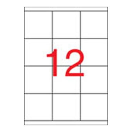 Etikett, univerzális, 70x67,7 mm, APLI, 1200 etikett/csomag