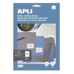 Etikett, univerzális, 105x74 mm, APLI, 80 etikett/csomag