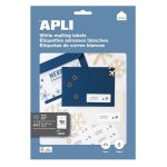 Etikett, univerzális, 105x37 mm, APLI, 160 etikett/csomag