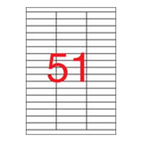 Etikett, univerzális, 70x16,9 mm, APLI, 5100 etikett/csomag
