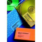 Etikett, 105x148 mm, poliészter, APLI, átlátszó, 40 etikett/csomag