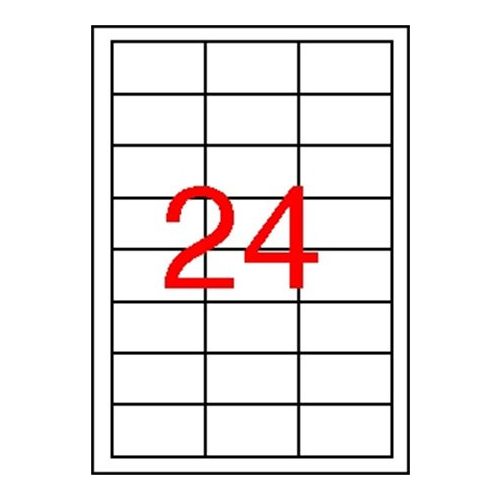 Etikett, 64,6x33,8 mm, poliészter, időjárásálló, fehér, APLI, 2400 etikett/csomag