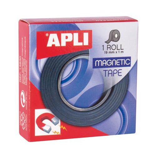 Ragasztószalag, 19 mm × 1 m, mágneses, APLI "Magnetic"