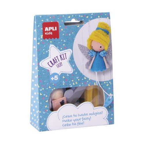 Bábukészítő készlet, APLI Kids "Craft Kit", tündér