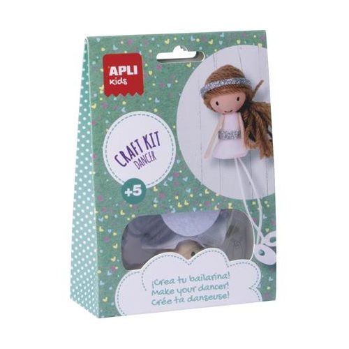 Bábukészítő készlet, APLI Kids "Craft Kit", balerina