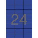 Etikett, 70x37 mm, színes, APLI, kék, 480 etikett/csomag