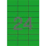 Etikett, 70x37 mm, színes, APLI, zöld, 480 etikett/csomag