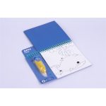 Színezőfüzet, vízbázisú, APLI Kids "Aqua Fun", tengeri állatok