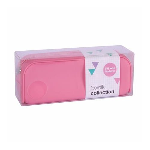 Tolltartó, cipzáras, szilikon, APLI "Nordik", rózsaszín